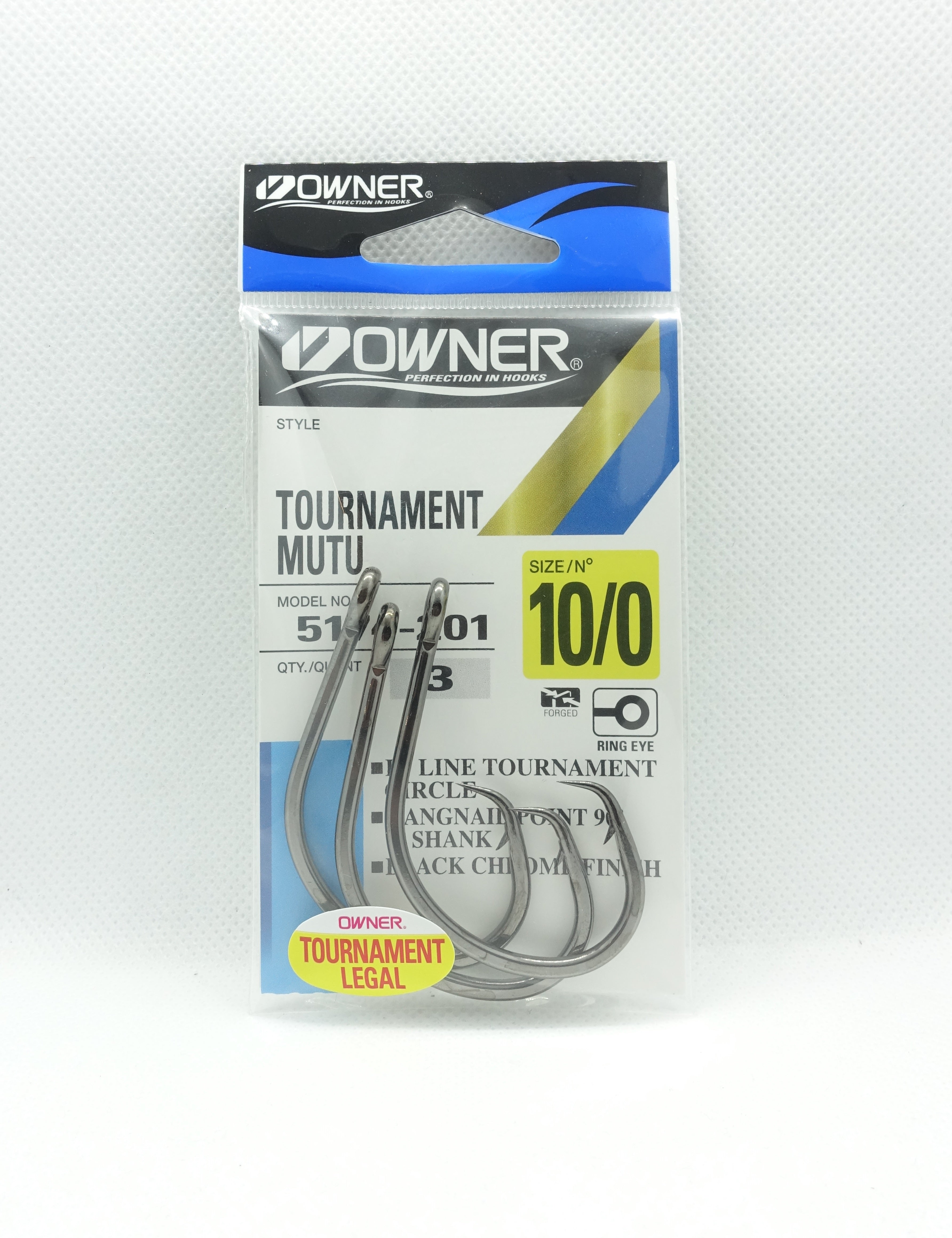 Owner Mutu Light Circle Hook Tournament Size 8/0