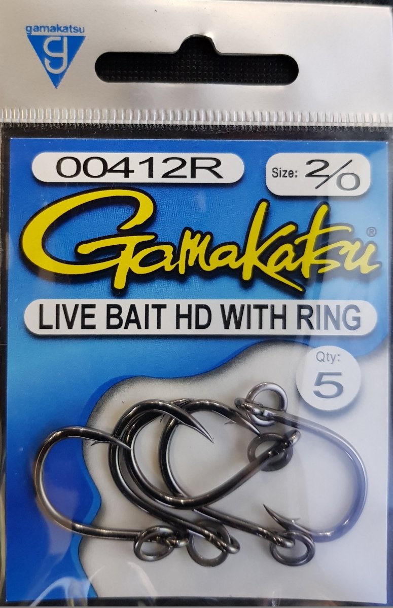 Live Bait with Solid Ring - Gamakatsu USA Fishing Hooks