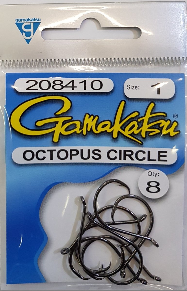 GAMAKATSU Octopus Circle (Black) - Bait Tackle Store